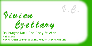 vivien czellary business card